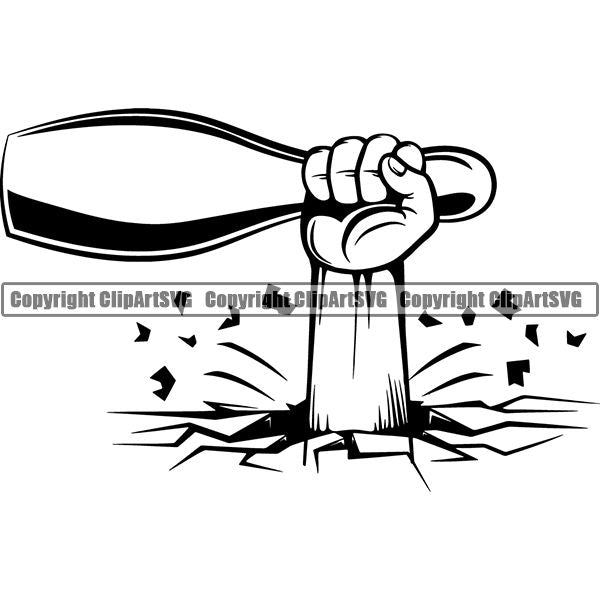 Sports Game Bowling Bowler Bowl Pin ClipArt SVG