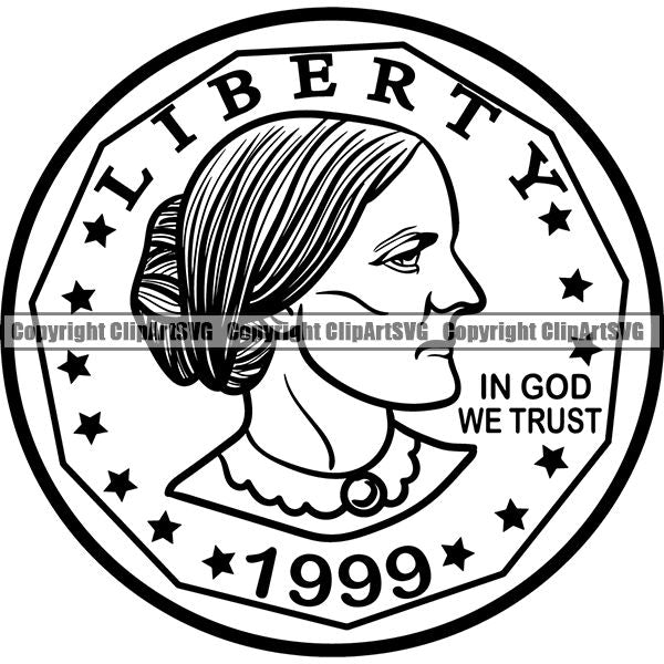 Money Liberty Dollar Coin Collecting Silver Color Design Element Cash Stack Knot Roll Rubber band Bundle Brick Spread Business Bank Finance Rich Wealthy Wealth Advertising Vector Clipart SVG