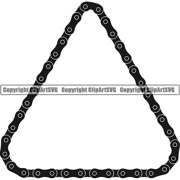 Sports Bicycle Chain Black Triangle.jpg