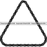 Sports Bicycle Chain Black Triangle.jpg
