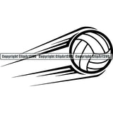 Sports Game Volleyball Motion ClipArt SVG