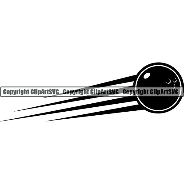 Sports Game Bowling Bowler Bowl Motion ClipArt SVG