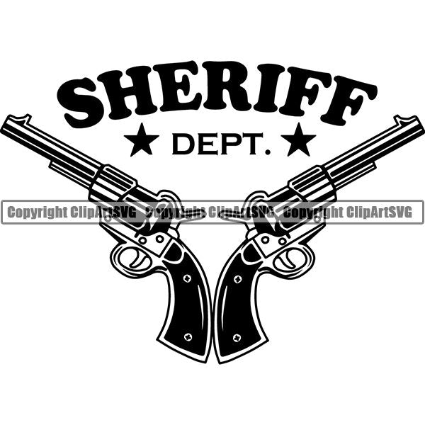 Occupation Cowboy Logo ClipArt SVG