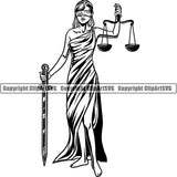 Lawyer Law Justice System Scales Justice ClipArt SVG