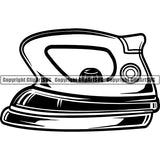 Maid Cleaning Service Housekeeping Housekeeper Clothes Iron ClipArt SVG