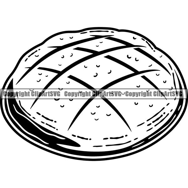 Cooking Baking Baker Food Pastries Pastry Chef Wheat Bread Cook ClipArt SVG