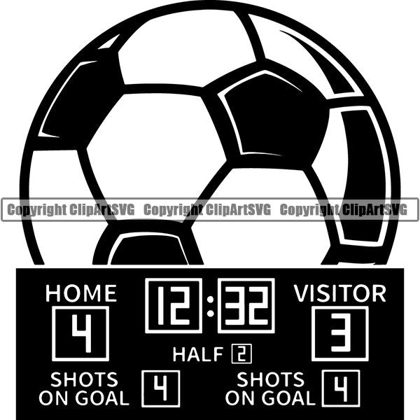 Sports Soccer Logo ClipArt SVG