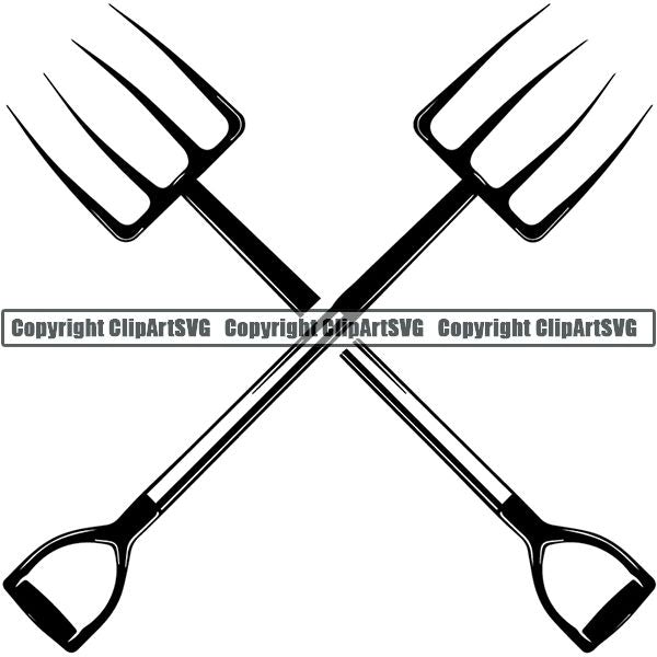 Farming Farmer Farm Organic Logo ClipArt SVG