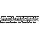 Truck Driver Trucking Trucker Driving Transportation Semi Tractor Trailer Text ClipArt SVG