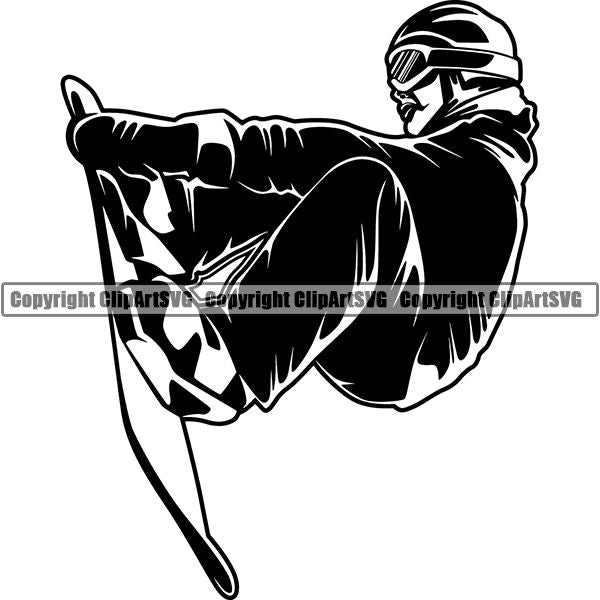 Sports Snowboarding Snowboard Skiing Ski ClipArt SVG