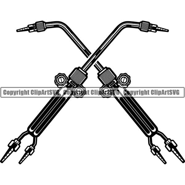 Welding Weld Welder Forge Metal Blacksmith Torch ClipArt SVG