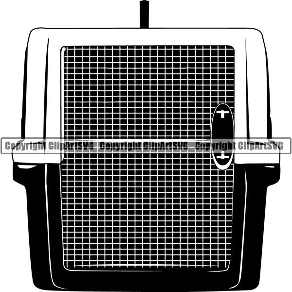 House Pet Supplies Pet Carrier ClipArt SVG