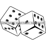 Game Dice ClipArt SVG