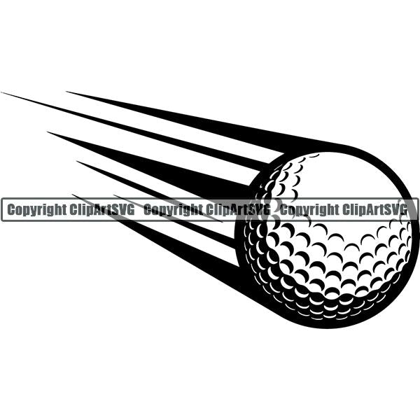 Sports Game Golf Motion ClipArt SVG
