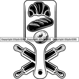 Cooking Baking Chef Cook Bake Baker Logo ClipArt SVG