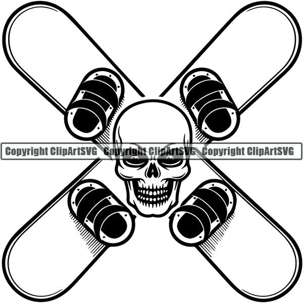 Sports Snowboarding Snowboard Skiing Ski Logo ClipArt SVG