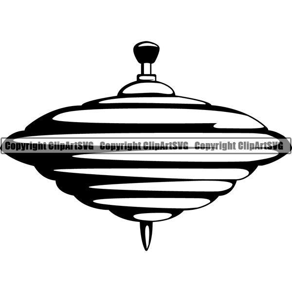 People Family Child Children Kid Toys Top Spinning ClipArt SVG