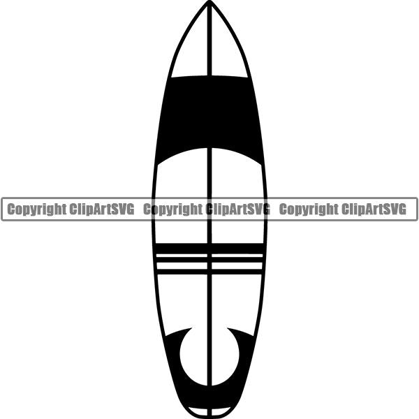 Sports Surfing Surf Surfboard ClipArt SVG