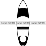 Sports Surfing Surf Surfboard ClipArt SVG