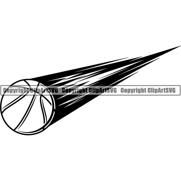 Sports Game Basketball Motion Ball ClipArt SVG