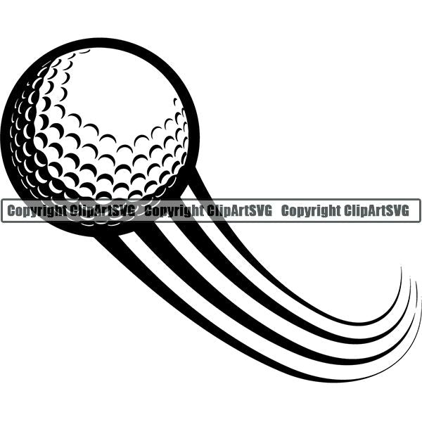 Sports Game Golf Motion ClipArt SVG