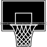 Sports Game Basketball Goal ClipArt SVG