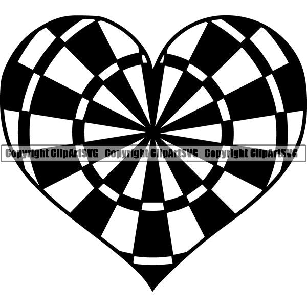 Sports Game Darts ClipArt SVG