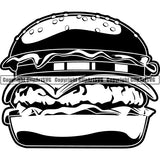Food Hamburger Cheeseburger ClipArt SVG