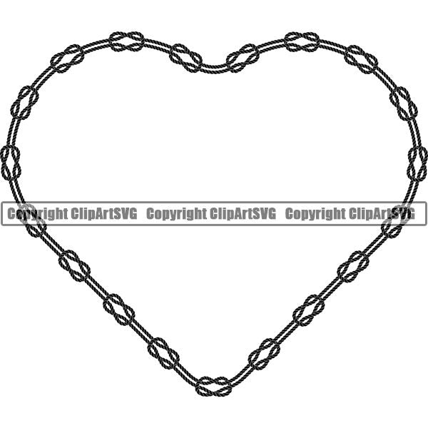 Rope Design Element Nautical Ship Sailing Boat Boating Sail Sailboat Knot ClipArt SVG