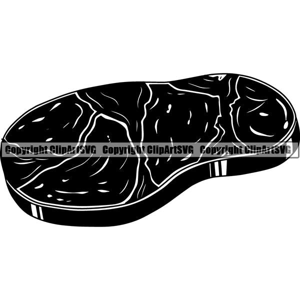 Cooking Baking Baker Chef Cook Food Meat Fish Chicken Pork ClipArt SVG