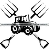 Farming Farmer Farm Organic Logo ClipArt SVG