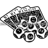 Game Bingo ClipArt SVG