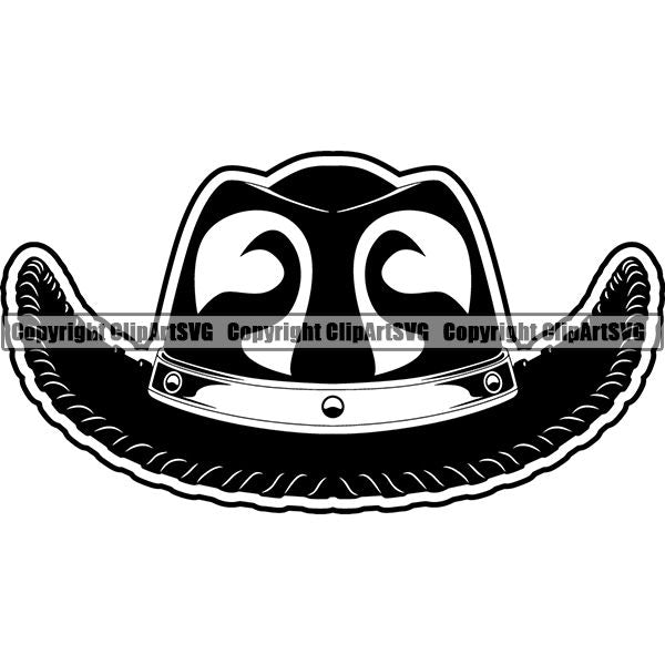 Occupation Cowboy Hat ClipArt SVG
