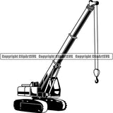 Construction Building Repair Service Crane ClipArt SVG