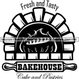 Cooking Baking Chef Cook Bake Baker Logo ClipArt SVG