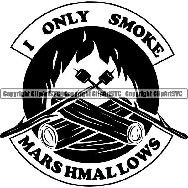 Camping Hiking Logo Clipart SVG