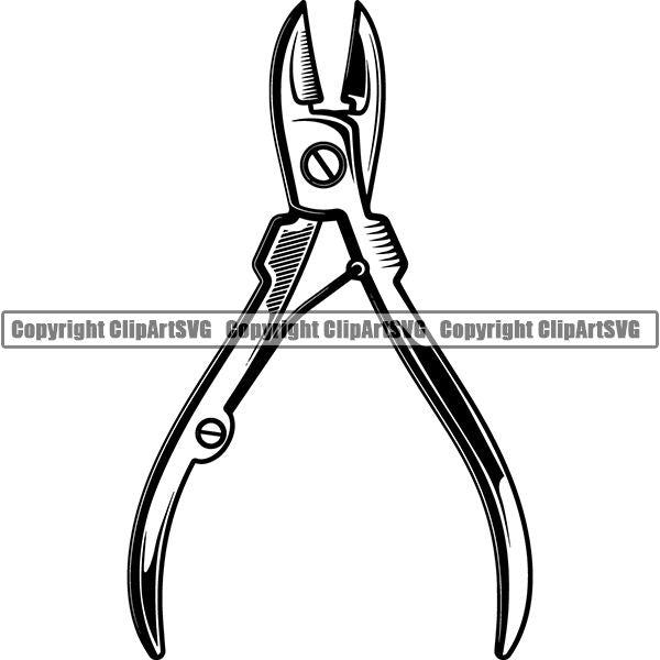 Fashion Beauty Cosmetology Cosmetics Makeup Nail Scissors 8ujjr ClipArt SVG