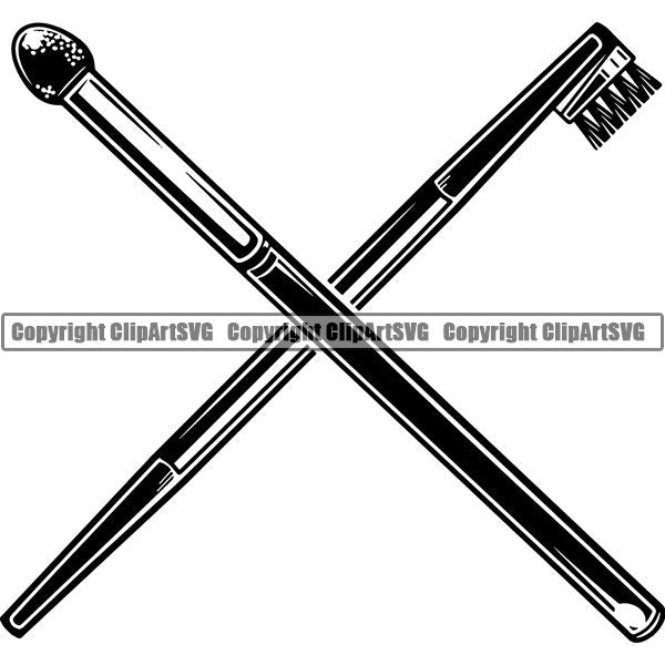 Fashion Beauty Cosmetology Cosmetics Makeup Eye Lash Brush tgg7a7 dfghdf ClipArt SVG