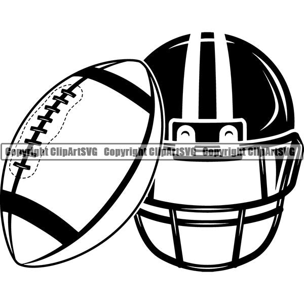 Sports Game Football ClipArt SVG