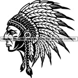 Native American Indian Indian 7jju ClipArt SVG