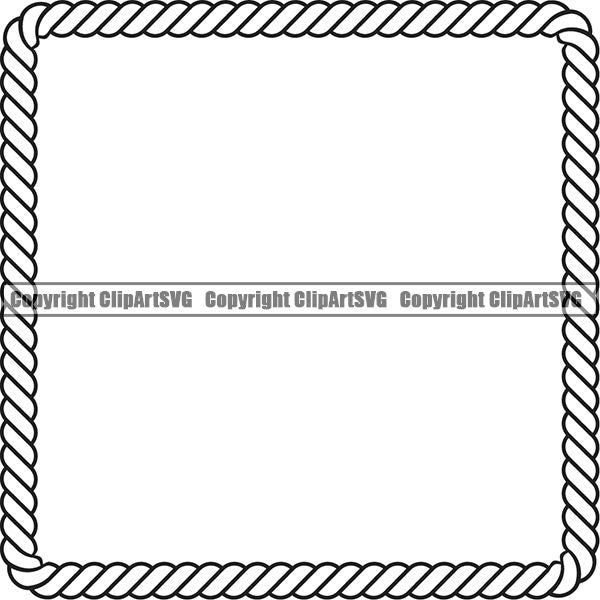 Rope Design Element Nautical Ship Sailing Boat Boating Sail Sailboat Knot ClipArt SVG