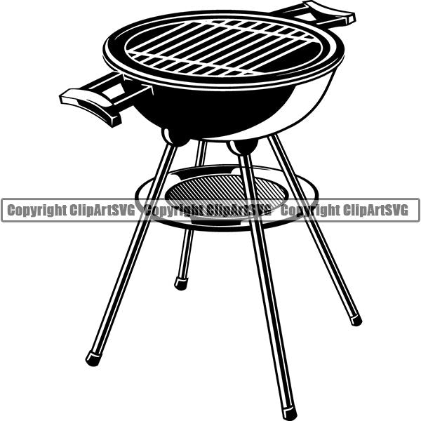 Cooking Baking Baker Chef Cook Oven BBQ Grill Stove ClipArt SVG