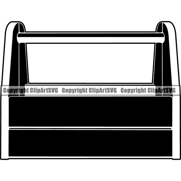 Construction Building Repair Service Toolbox ClipArt SVG