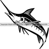 Sports Game Fishing Hunting Fish Hunt Marlin ClipArt SVG