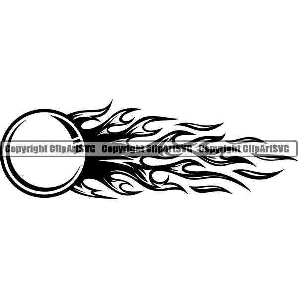Sports Game Lacrosse Fire ClipArt SVG