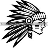 Native American Indian ClipArt SVG