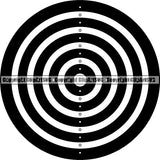 Sports Game Archery Target ClipArt SVG