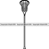 Sports Game Lacrosse Player ClipArt SVG