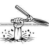 Hobby Gardening Hedge Trimmer ClipArt SVG