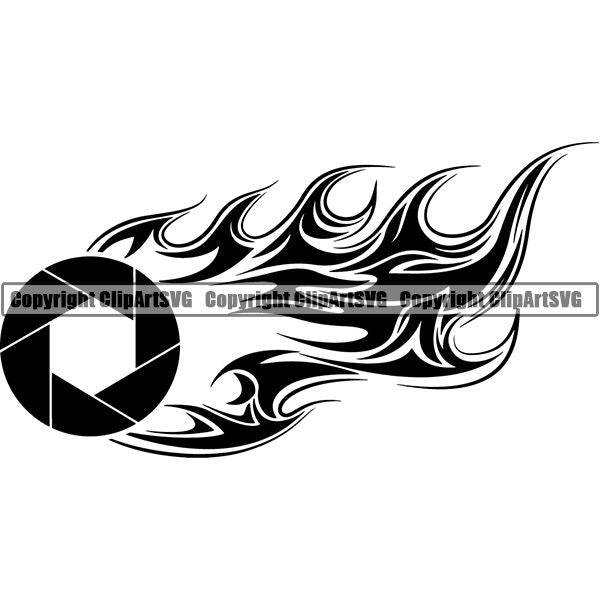 Photography Photographer Photograph Camera Shutter Speed Logo ClipArt SVG